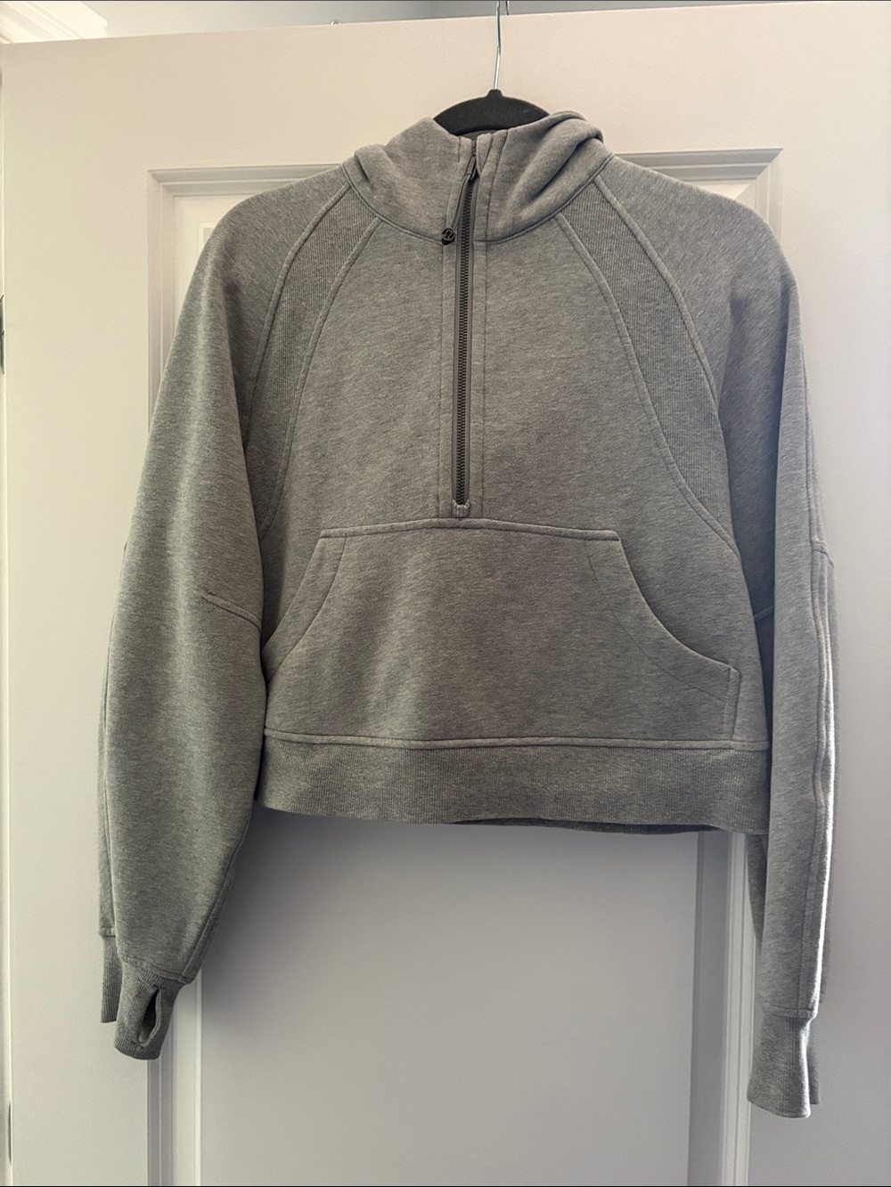 Lululemon grey scuba quarter zip